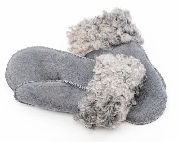 Mjúkir - Wool Leather Mittens - Mamma Reykjavík