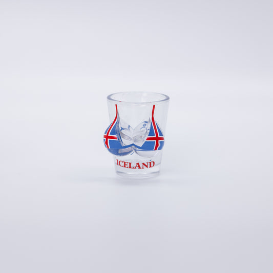 Skotglas - Ísland bikiní toppur