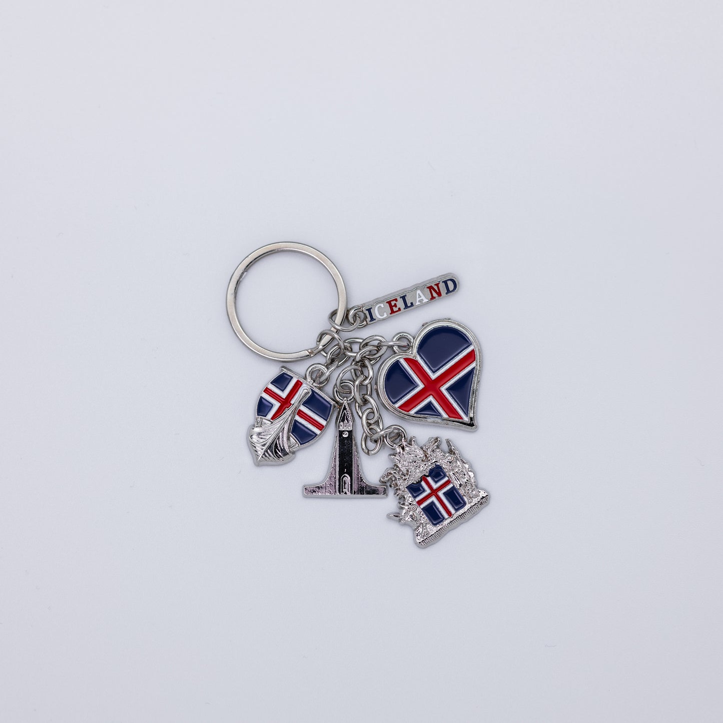 Lyklakippa - Kennileiti Íslands (Hallgrímskirkja/skjaldarmerki)