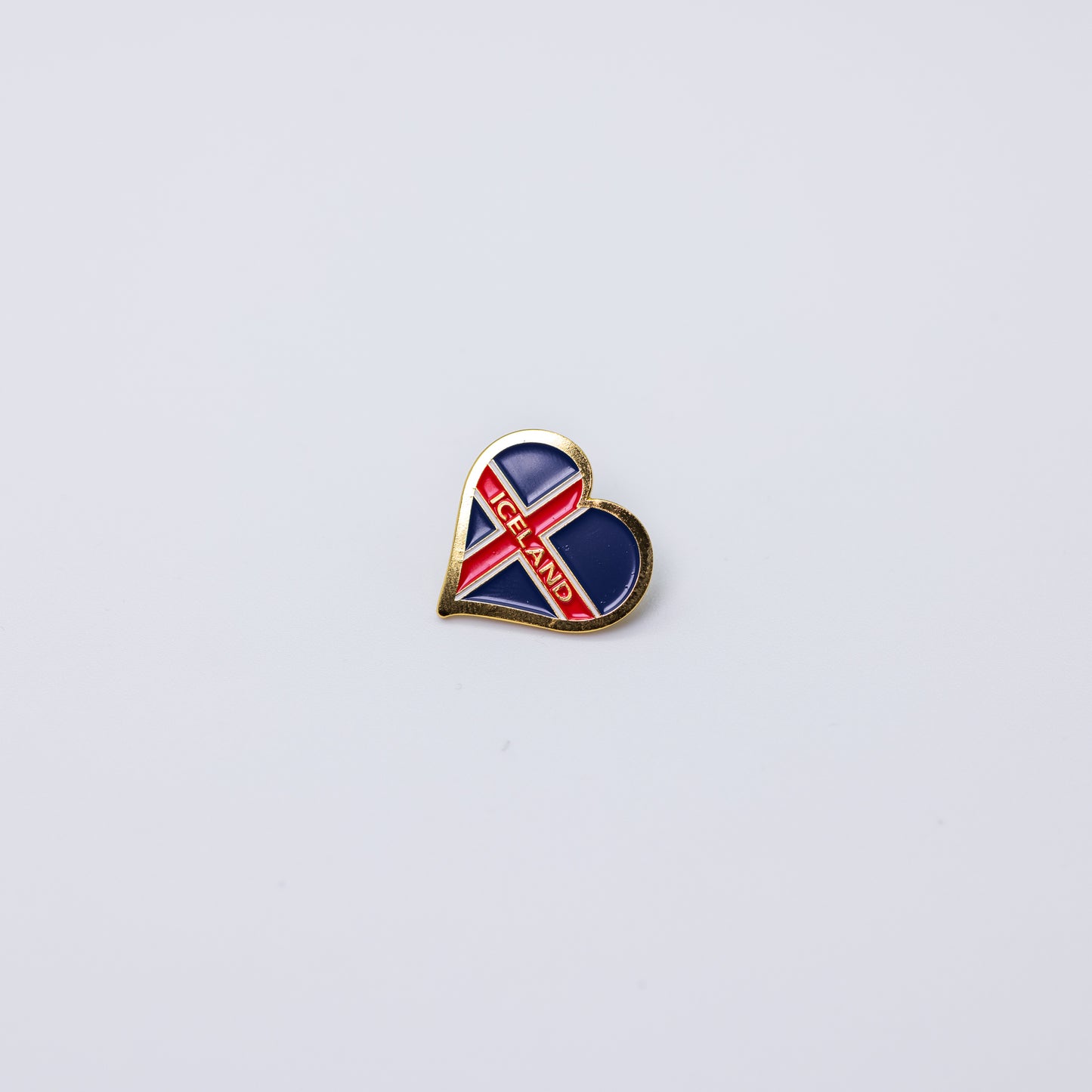 Barmmerki - Ísland hjarta