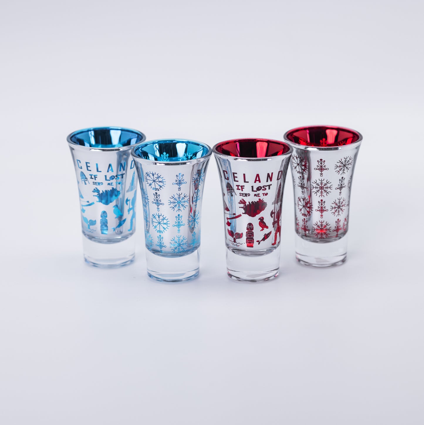 Skotglas - If lost (rautt)