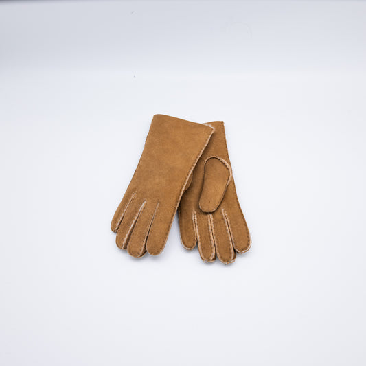 Klippa - Brown Lamb Shearling Gloves - Mamma Reykjavík