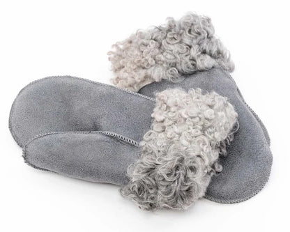 Mjúkir - Wool Leather Mittens - Mamma Reykjavík