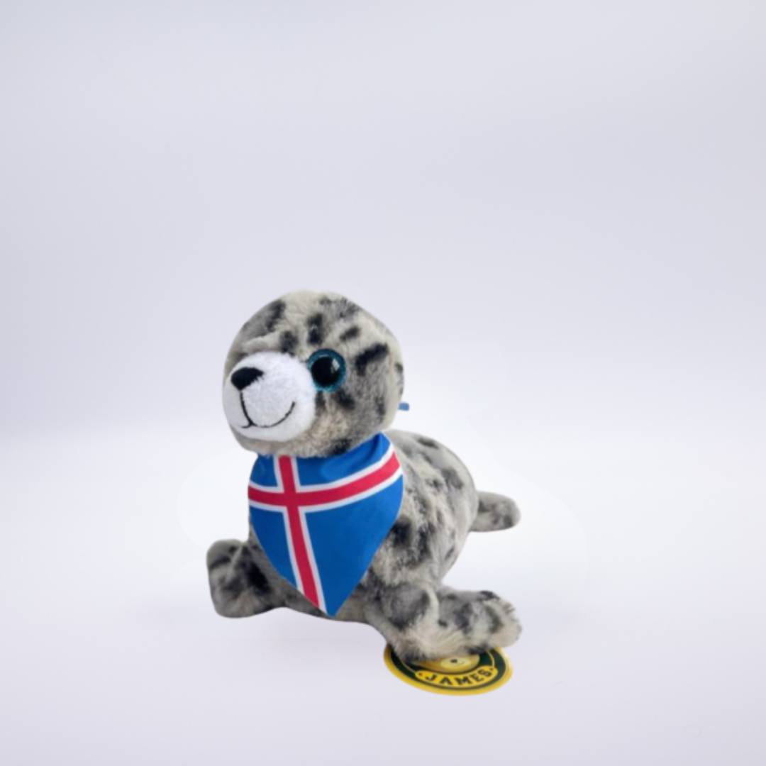 Medium Seal Icelandic Flag 20 cm - A Memory From Iceland