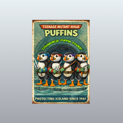 Vintage Metal Sign - Remember Iceland