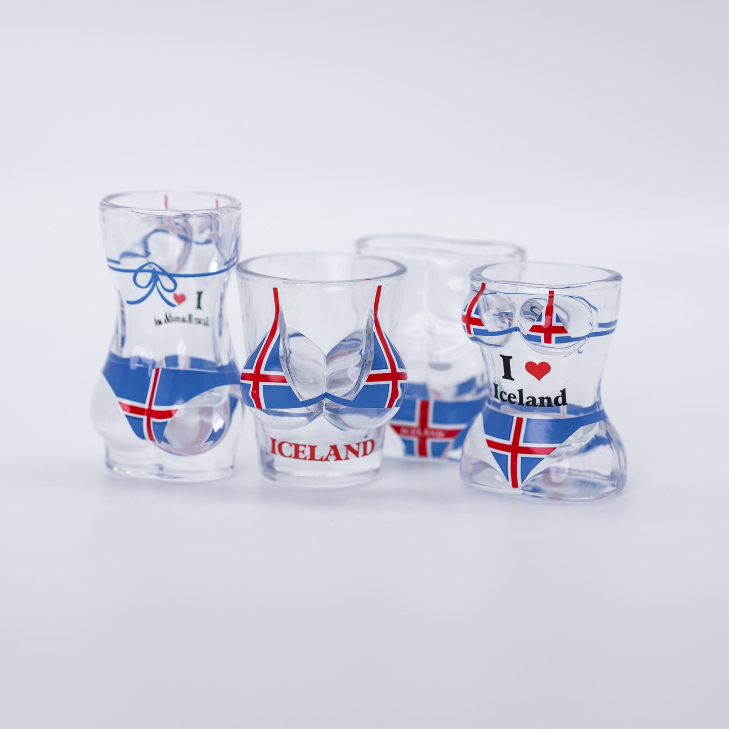 Skotglas - Ísland bikiní toppur