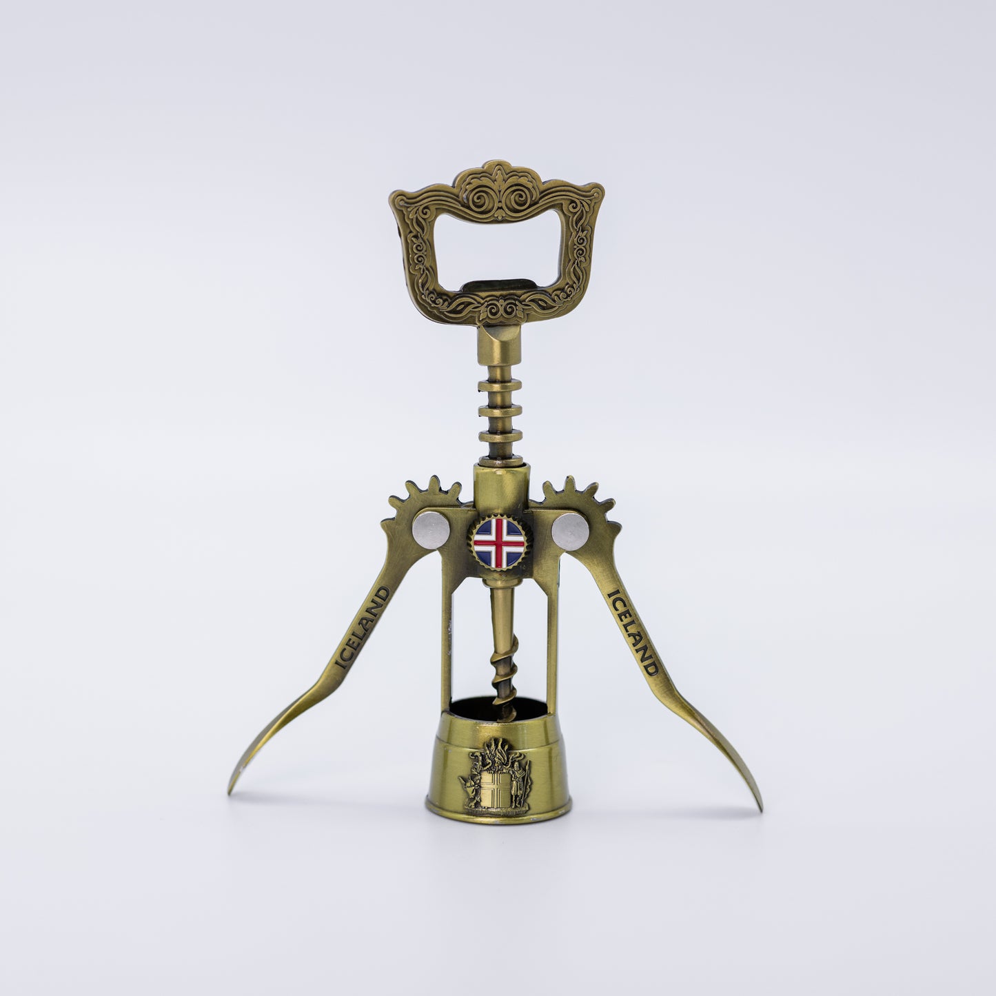 Vínupptakari (gull) - Skjaldarmerki/lundi