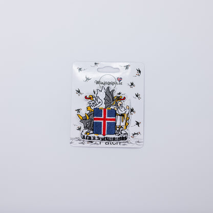 Ofinn miði - Skjaldarmerki