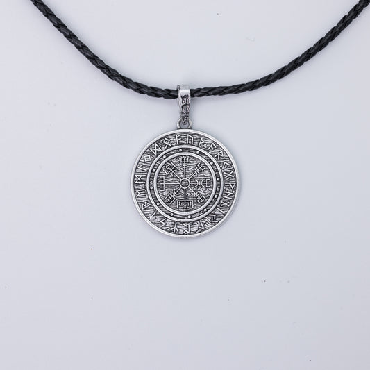 Hálsmen - Vegvísir (leður)