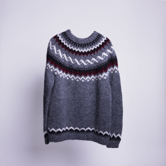 Lopapeysa Double Design Wool Sweater