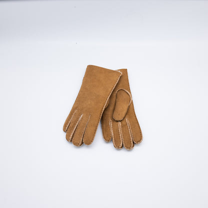 Klippa - Brown Lamb Shearling Gloves - Mamma Reykjavík