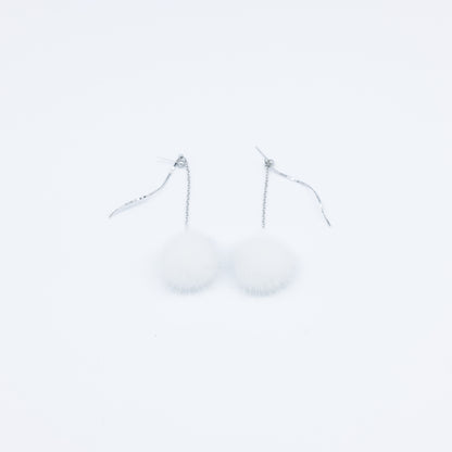Mink Fur Earring