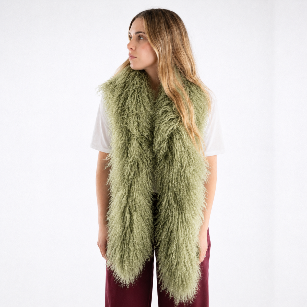 Lamb Fur Scarf - Mamma Reykjavík