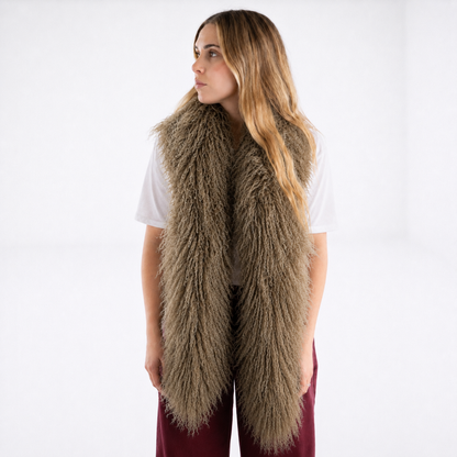 Lamb Fur Scarf - Mamma Reykjavík