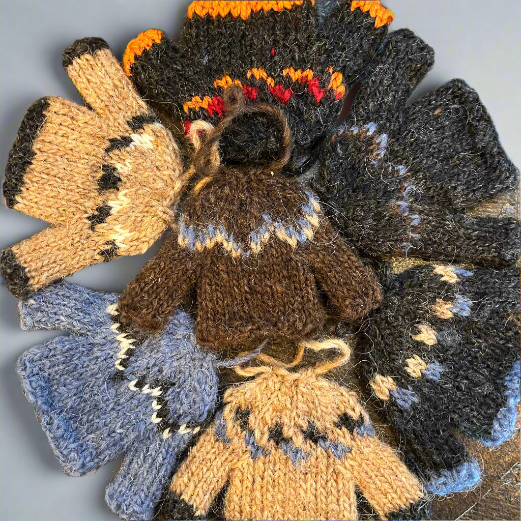 Handknitted Lopapeysa Keychain