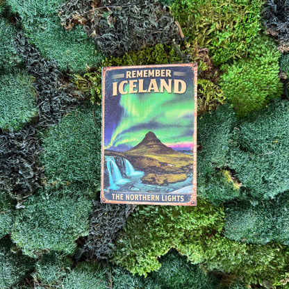 Retro Notebook A6 - Remember Iceland