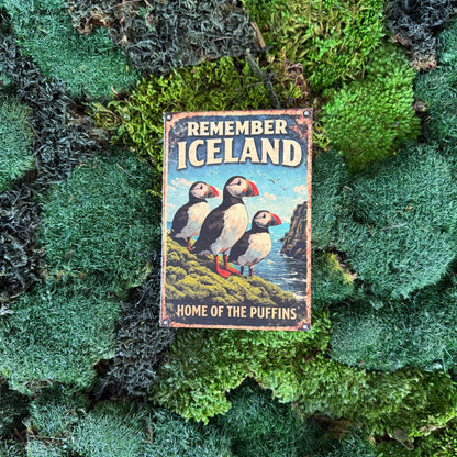 Retro Notebook A6 - Remember Iceland