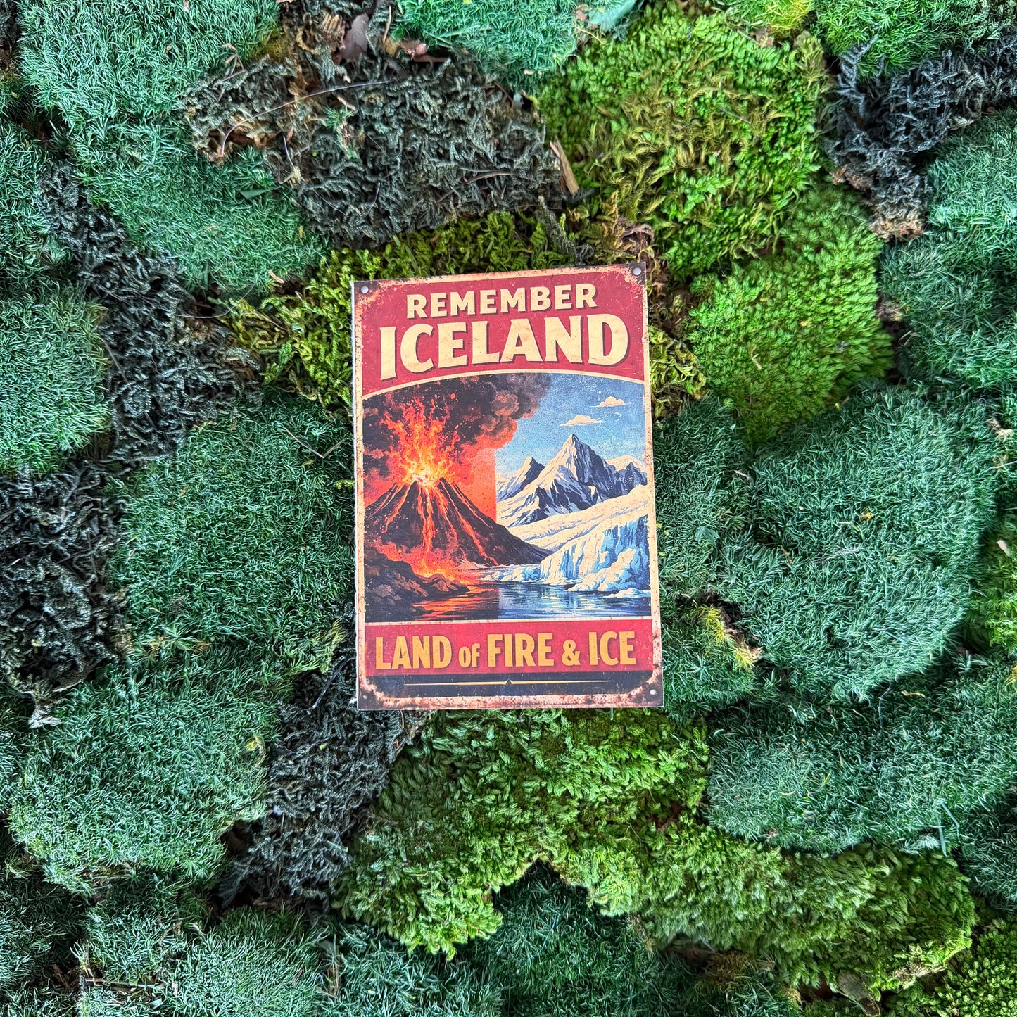 Retro Notebook A6 - Remember Iceland