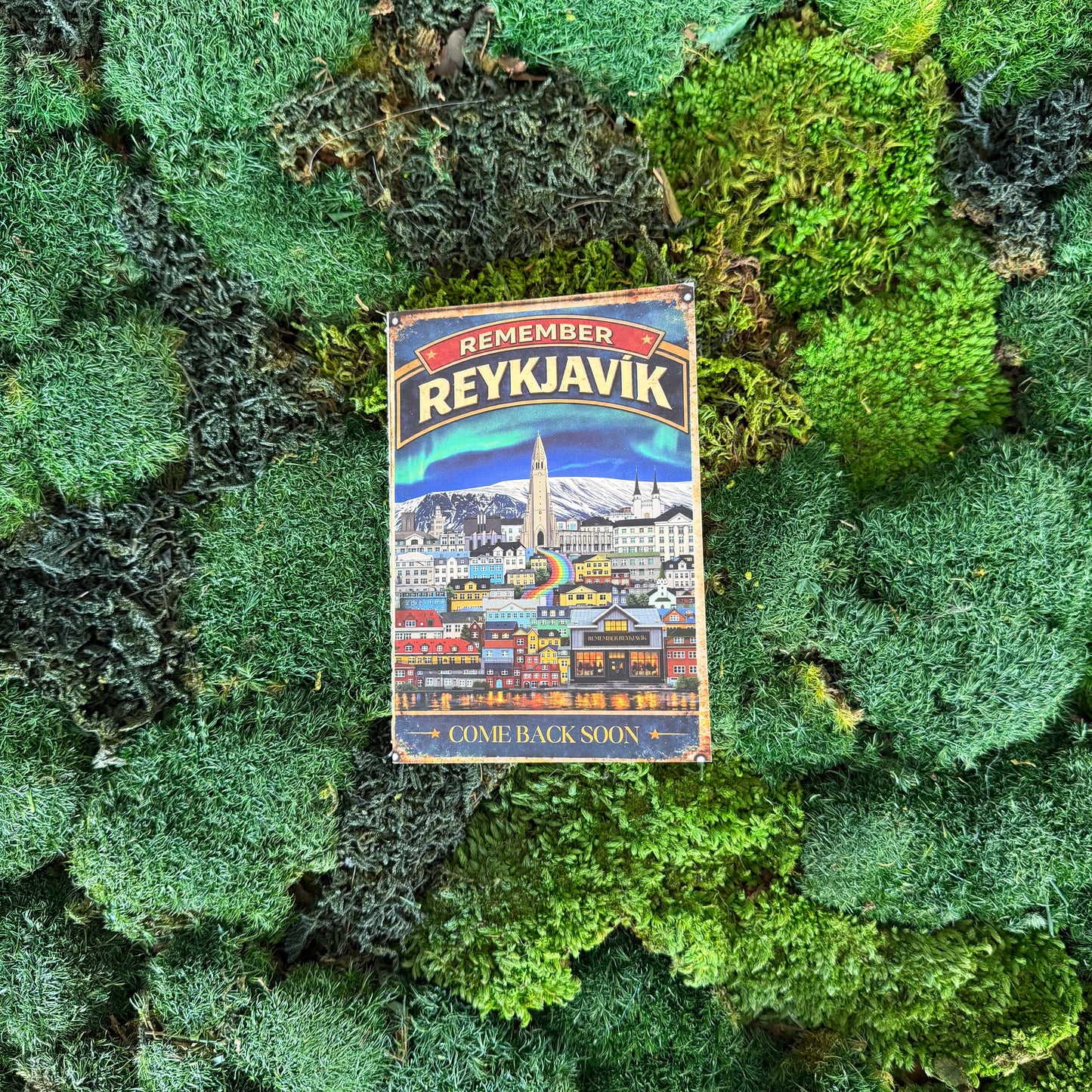 Retro Notebook A6 - Remember Iceland