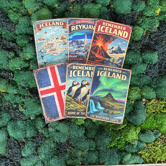 Retro Notebook A5 - Remember Iceland