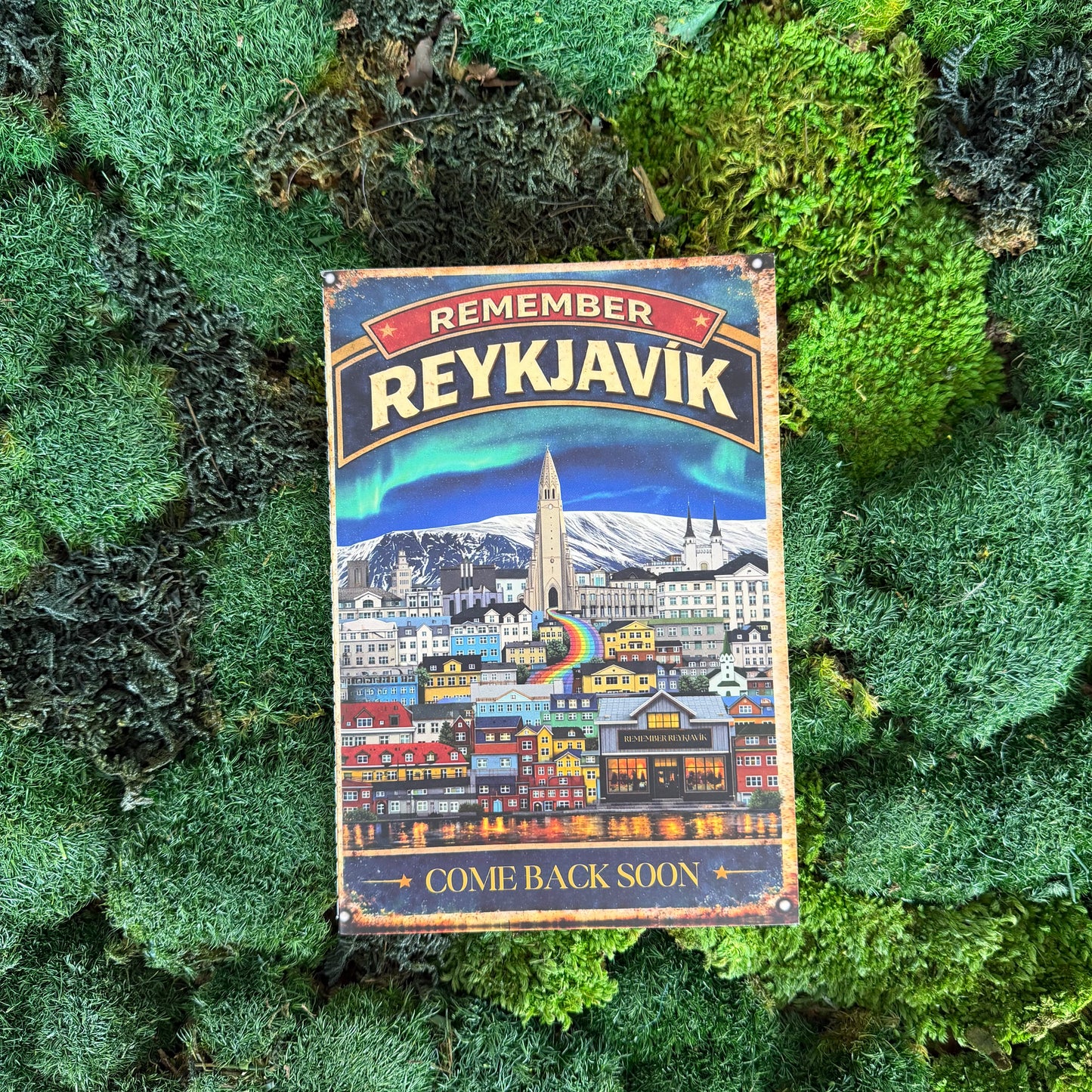 Retro Notebook A5 - Remember Iceland