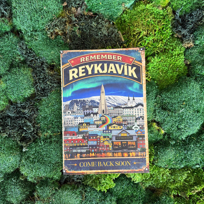 Retro Notebook A5 - Remember Iceland