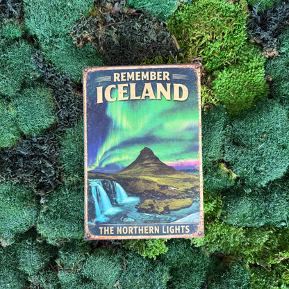 Retro Notebook A5 - Remember Iceland