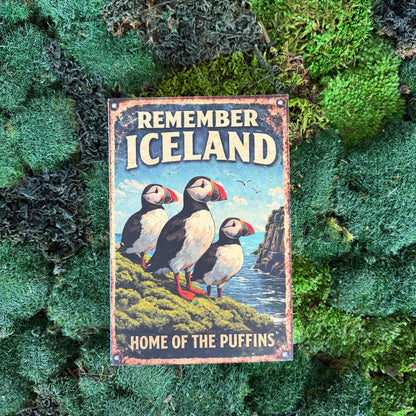 Retro Notebook A5 - Remember Iceland