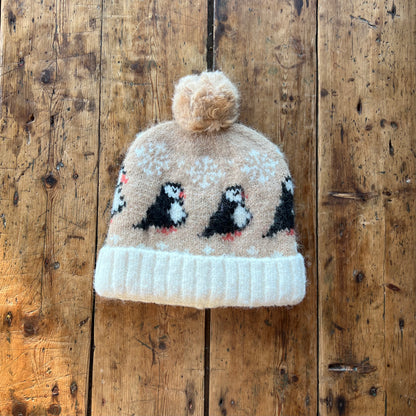 The Wool Puffin Hat - Mamma Reykjavík