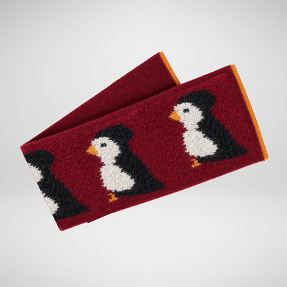 The Wool Puffin Scarf - Remember Iceland