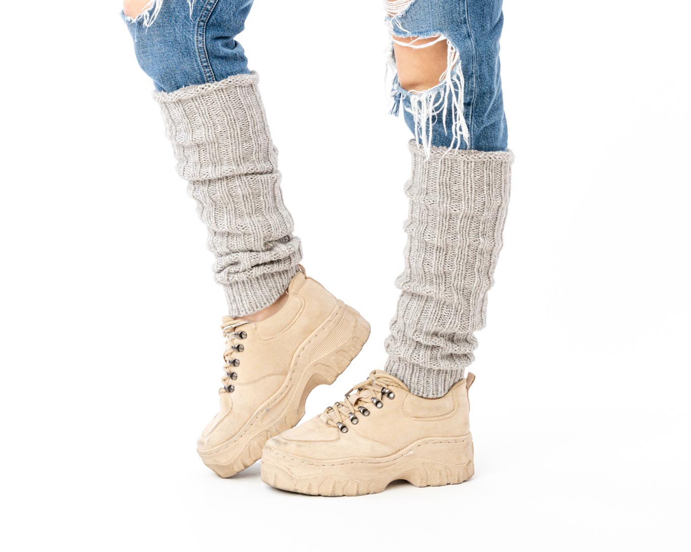 Alpaca Wool Leg Warmers - Mamma Reykjavík