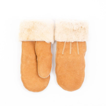 Hlýja - Sheepskin Leather Mittens - Mamma Reykjavík