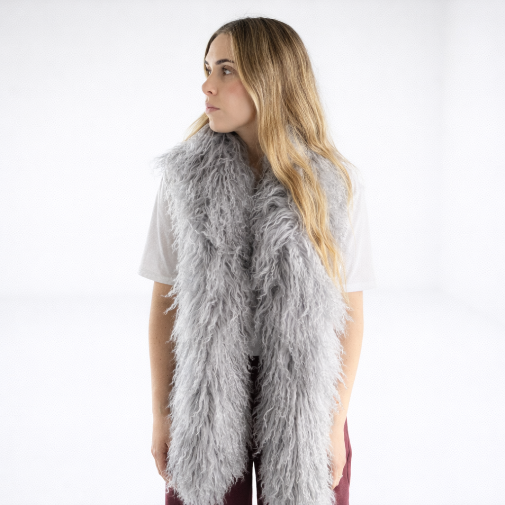 Lamb Fur Scarf - Mamma Reykjavík