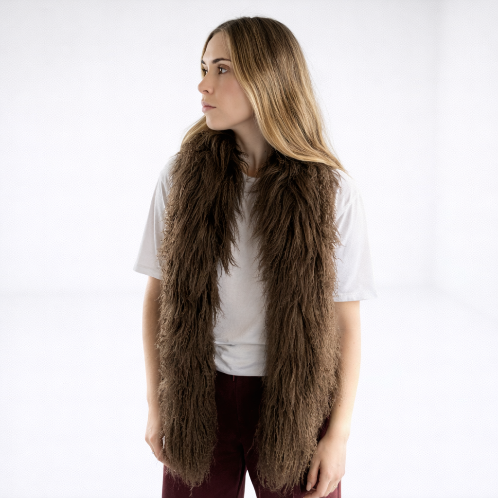 Lamb Fur Scarf - Mamma Reykjavík