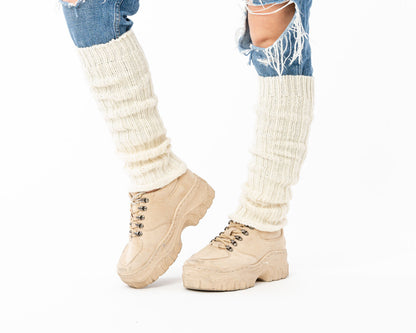 Alpaca Wool Leg Warmers - Mamma Reykjavík